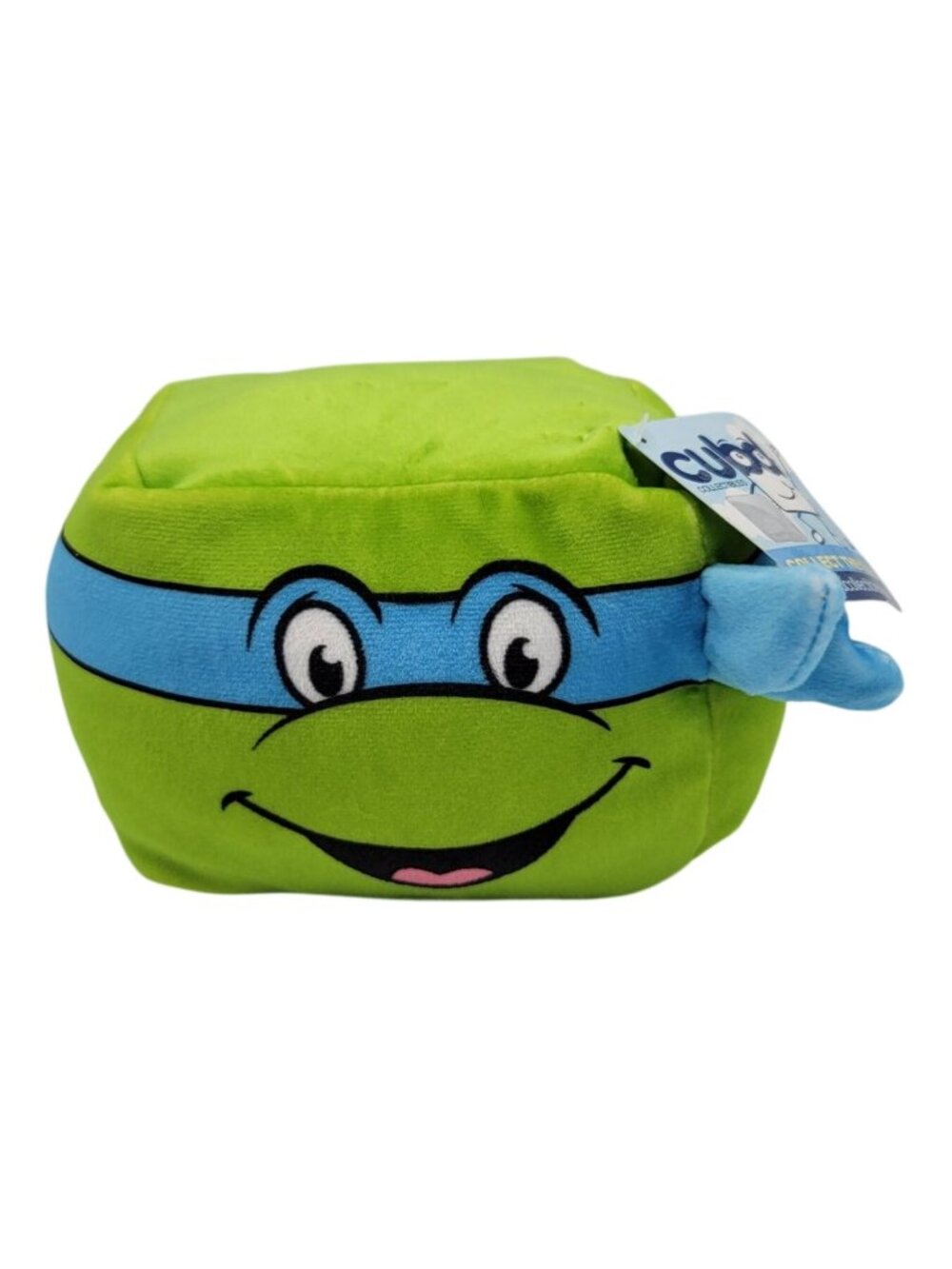 Teenage Mutant Ninja Turtles Leonardo Cubed Plush 5" Nickelodeon 2017 TMNT NEW